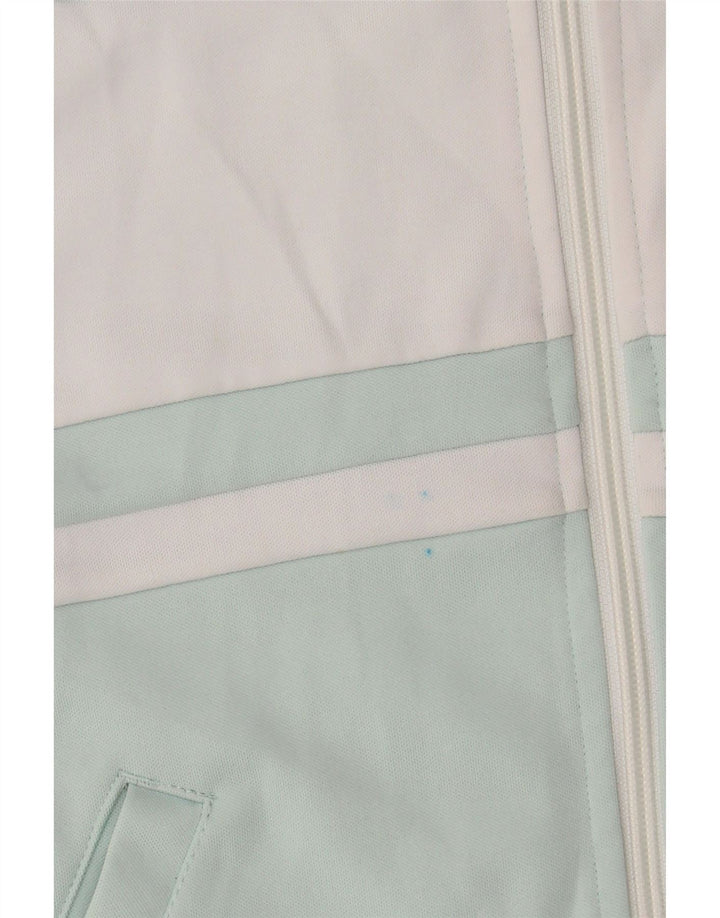 DIADORA Damen-Trainingsanzug-Top-Jacke, UK 16, Größe L, Türkis, Farbblock