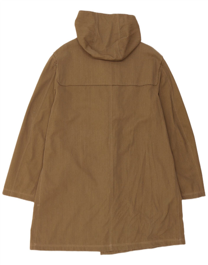 Les Copains Herren-Dufflecoat mit Kapuze, IT 50, große braune Wolle