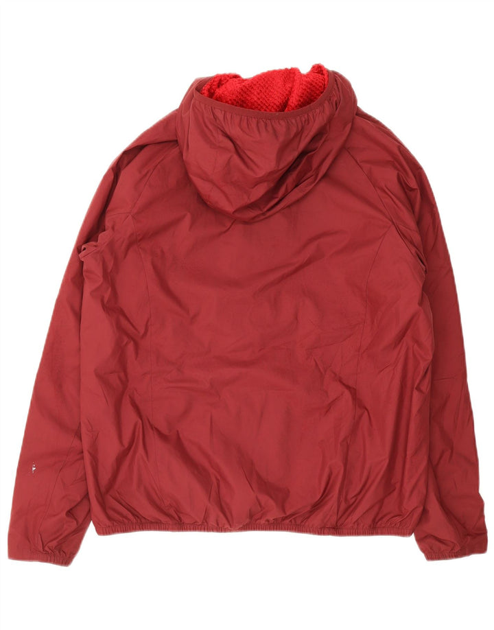 Rohan Herren-Windbreakerjacke mit Kapuze, UK 38, mittleres Burgunderrot, Polyester