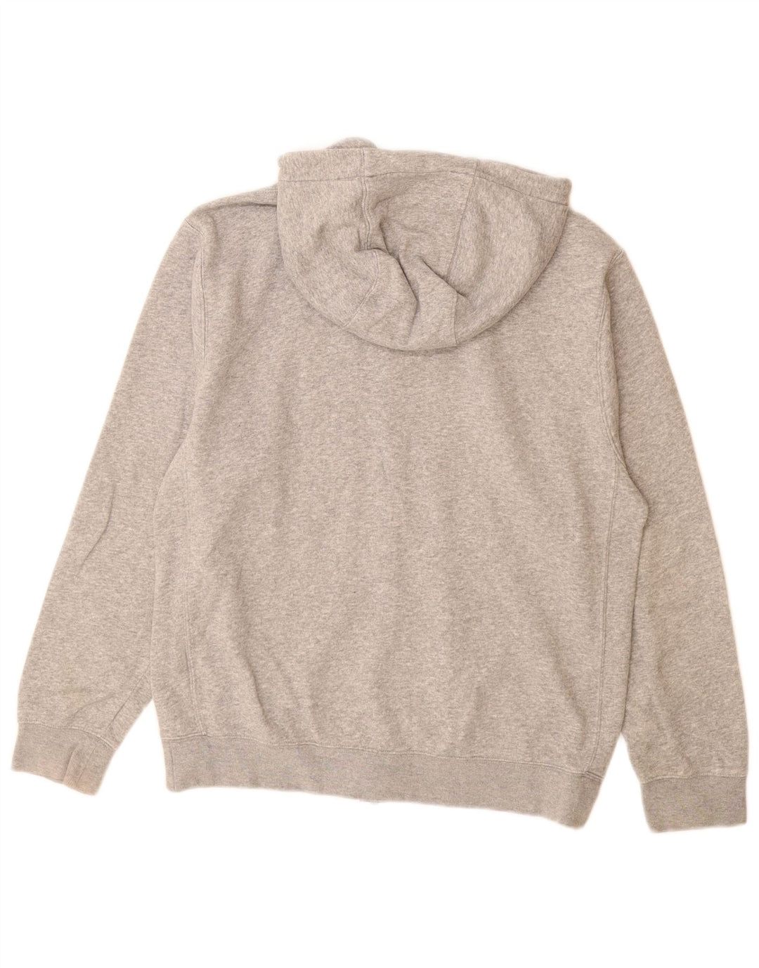 Nike Herren-Kapuzenpullover mit Reißverschluss, klein, graue Baumwolle
