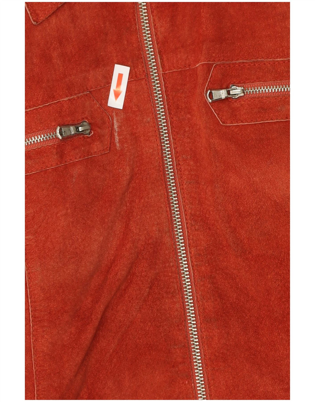 CONBIPEL Damen Lederjacke IT 44 Mitteloranges Leder