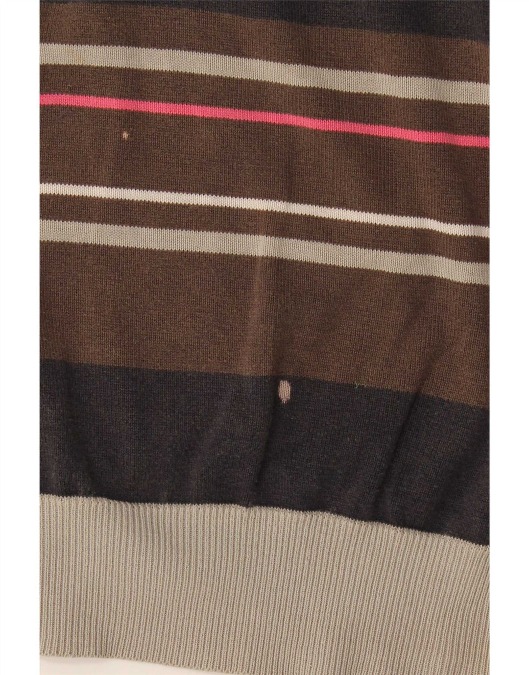 Jack & Jones Herren-Pullover mit grafischem Rundhalsausschnitt, Mittelbraun, Farbblock