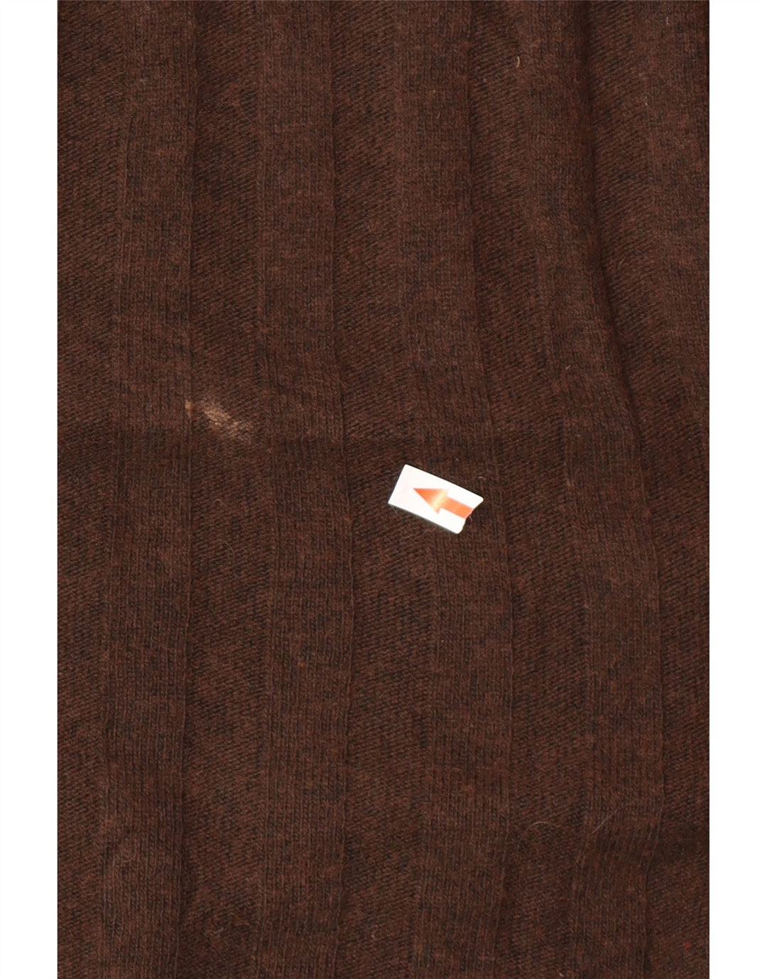 Zara Herren-Pullover, lockere Passform, Rundhalsausschnitt, mittelbraun