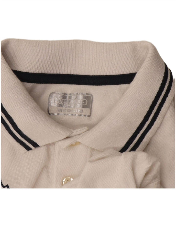 Kappa Herren Poloshirt Medium Weiß