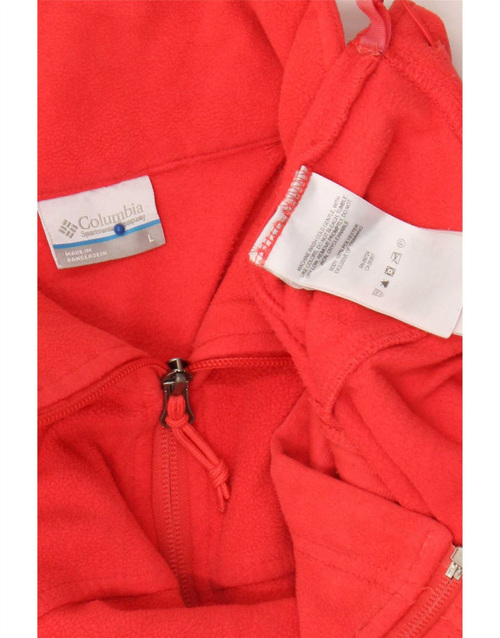 Columbia Damen Fleecejacke UK 16 Large Rot Polyester