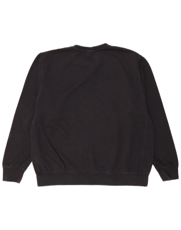 NIKE Herren Sweatshirt Pullover XL Schwarz Baumwolle