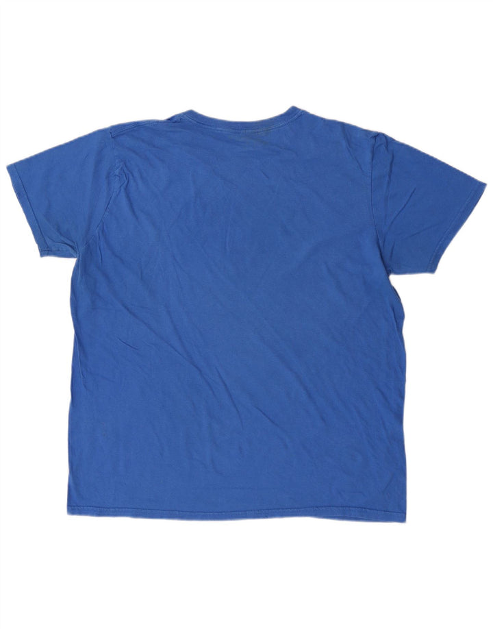 Reebok Herren Grafik T-Shirt Top Large Blau