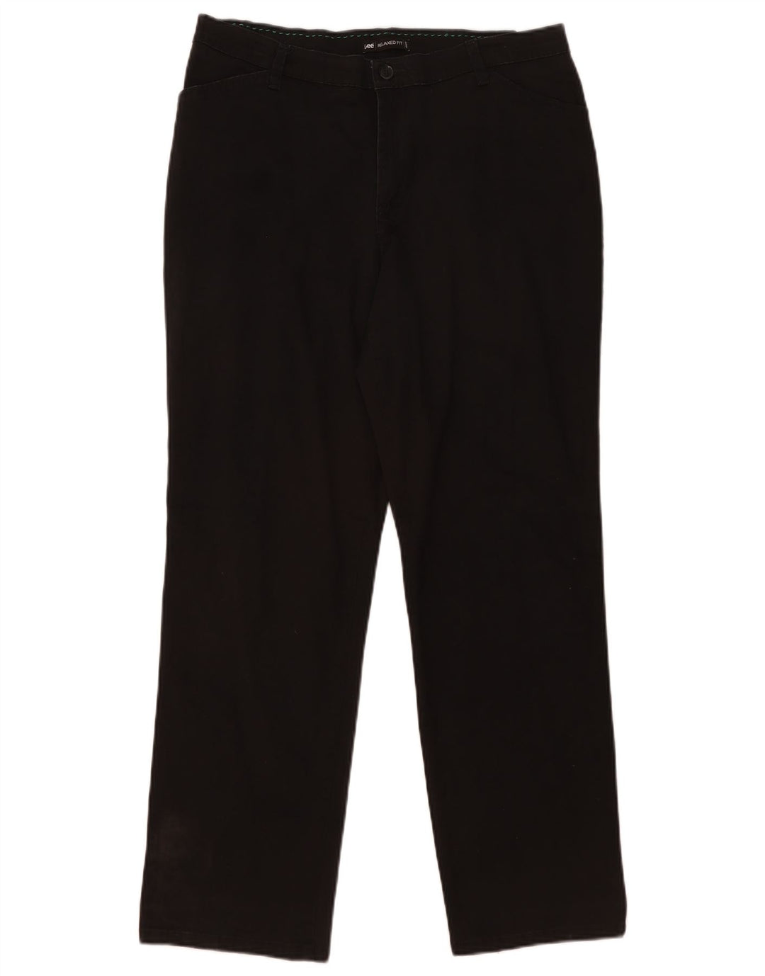 Lee Damen US14 W36 L31 Schwarze Baumwolle