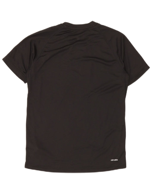 Adidas Herren Climalite T-Shirt Top Medium Schwarz Polyester