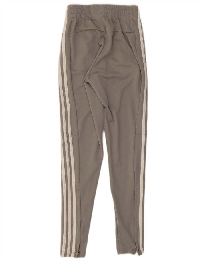 Adidas Damen Trainingshose UK 0/2 2XS Grau Polyester