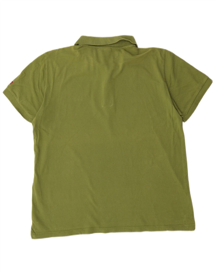 DICKIES Herren-Poloshirt XL, grüne Baumwolle