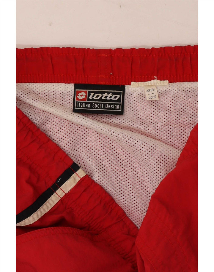 Lotto Herren Badeshorts XL Rot gestreift