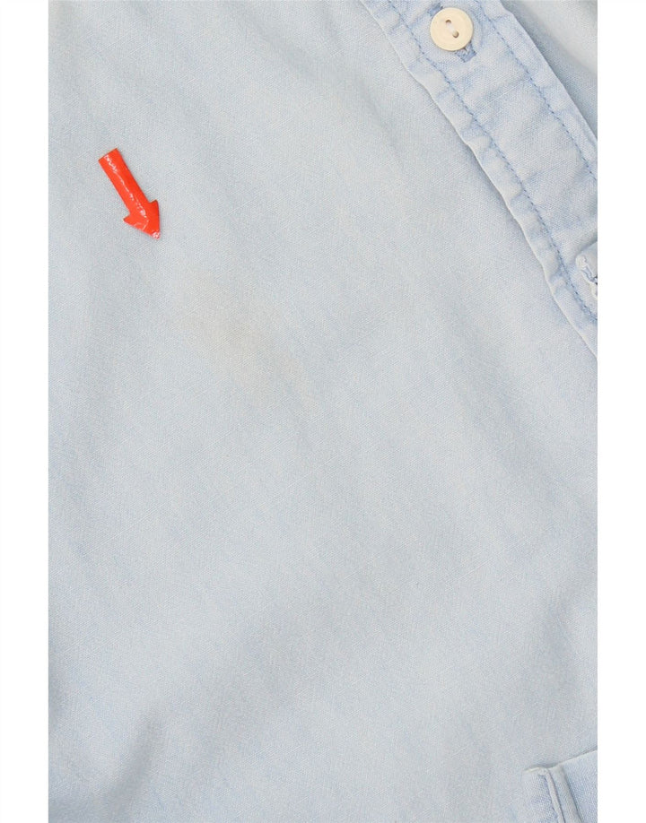 Levi's Herren-Jeanshemd aus mittelblauer Baumwolle