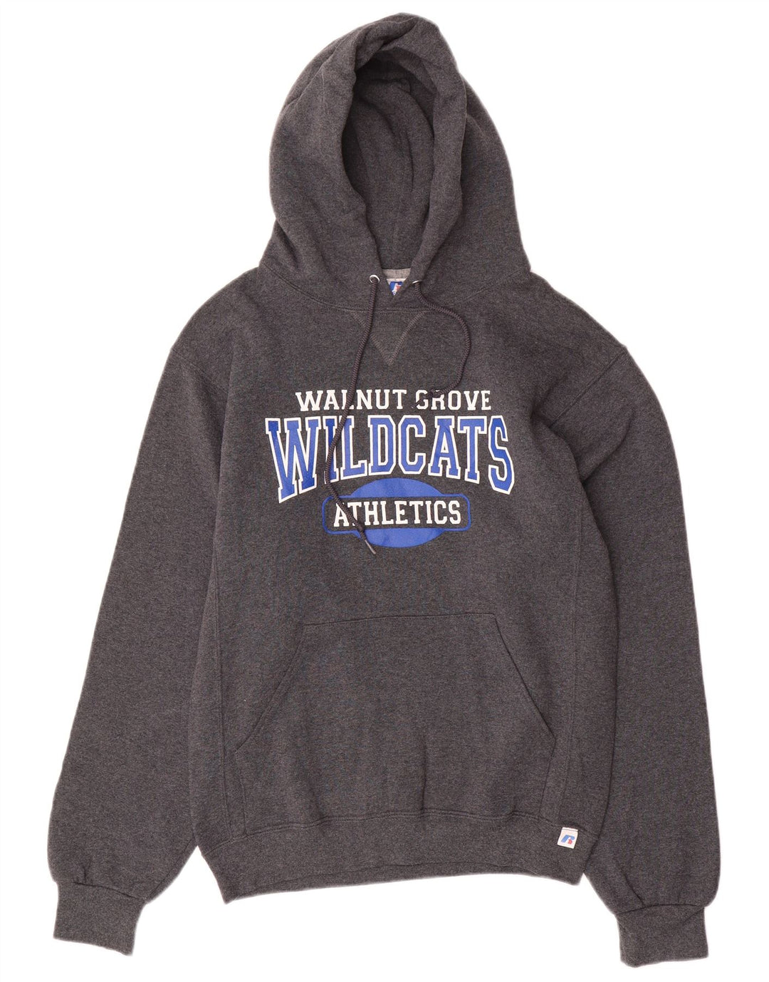 RUSSELL ATHLETIC Herren-Kapuzenpullover „Wildcats Graphic“, Größe S, Grau, Baumwolle