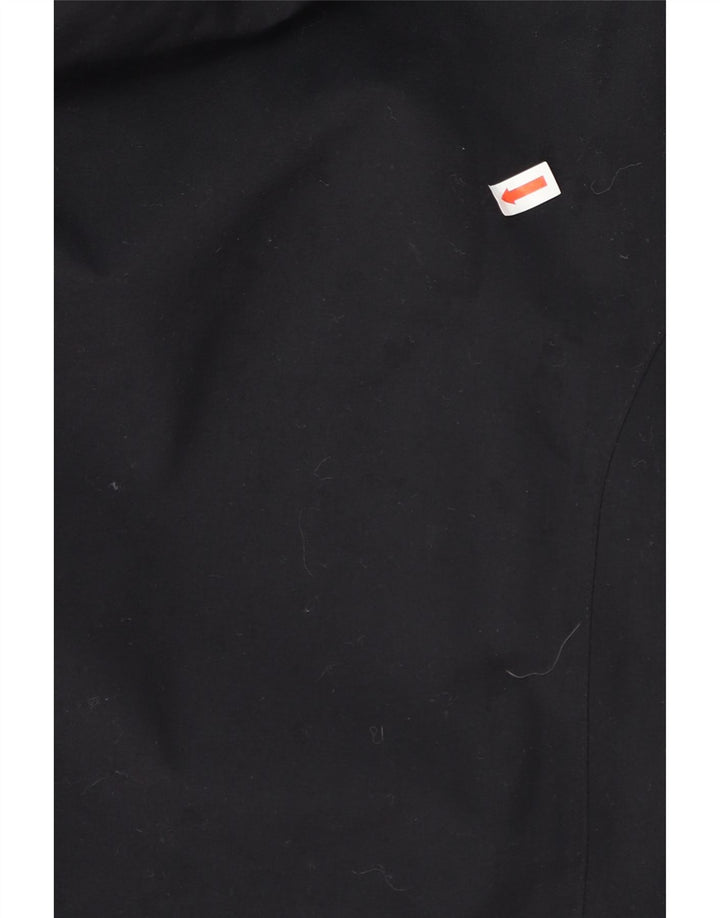 JACK WOLFSKIN Womens Hooded Windbreaker Jacket UK 12 Medium  Navy Blue Vintage Jack Wolfskin and Second-Hand Jack Wolfskin from Messina Hembry 