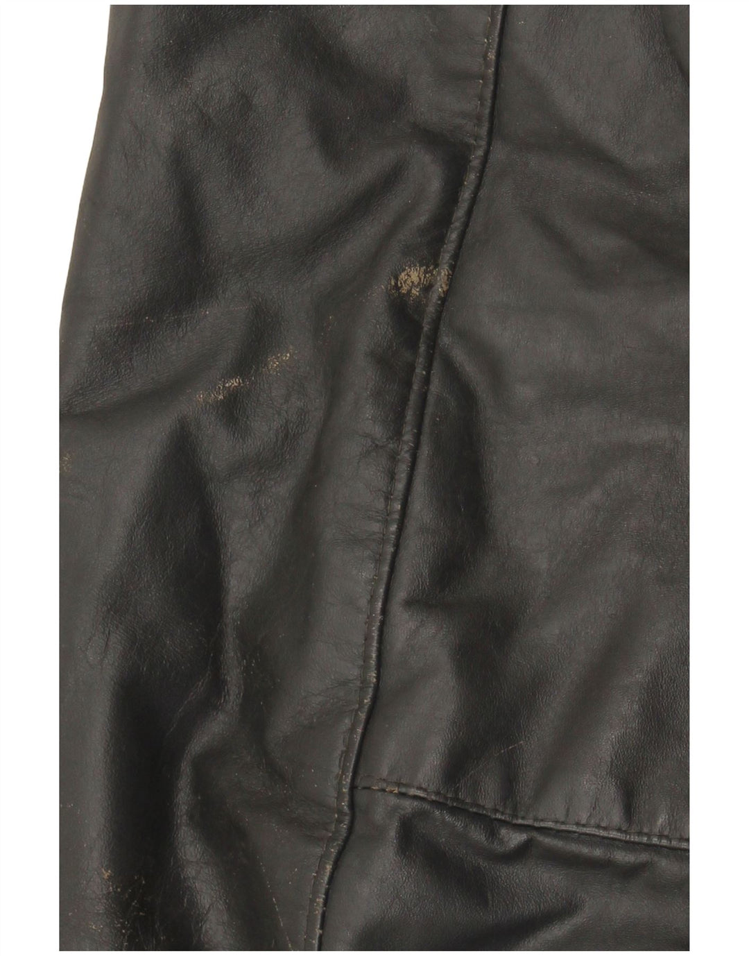 VINTAGE Herren Lederjacke UK 40 Großes graues Leder