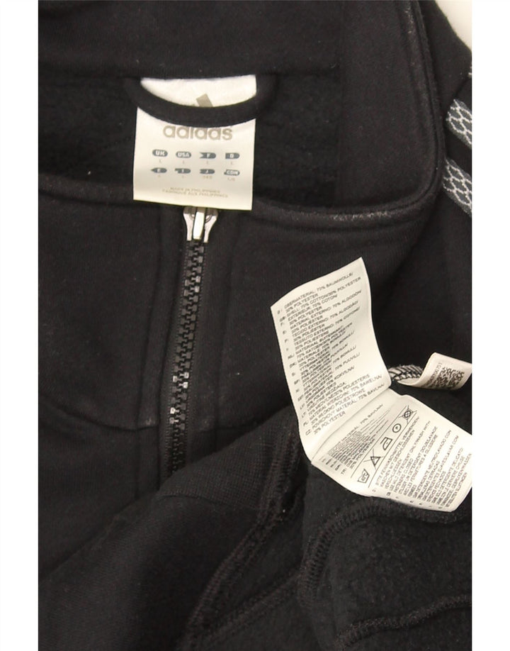 ADIDAS Herren-Trainingsanzug-Oberteil, Jacke, groß, schwarze Farbblock-Baumwolle