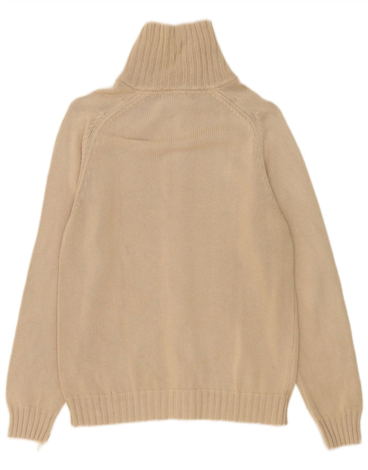 ZARA Herren-Cardigan, mittelbeige Baumwolle