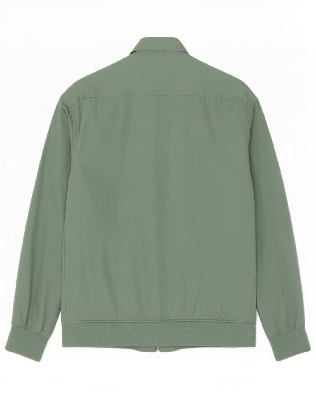 Zara Herren Bomberjacke UK 36 Small Grün Lyocell