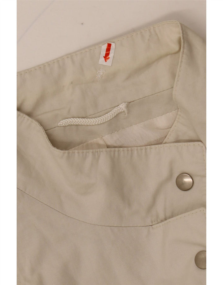 NINO Damen Übergroße Bomberjacke UK 20 2XL Beige Baumwolle