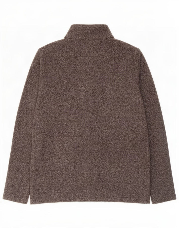 Marks & Spencer Damen Fleecejacke UK 16 Large Grau Polyester