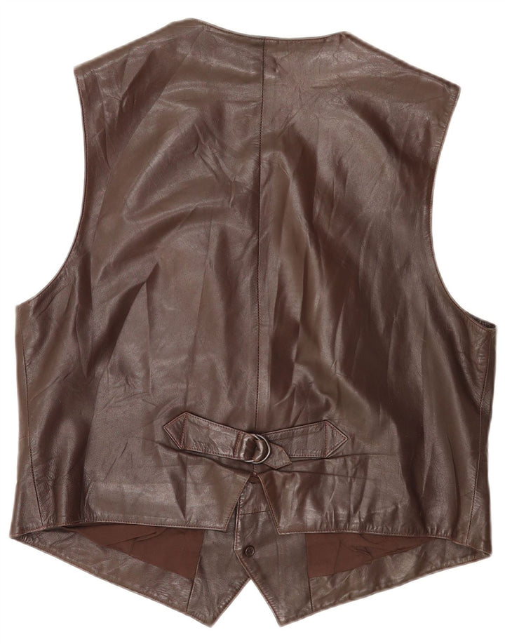 Creation Herrenweste EU 54 2XL Braunes Leder