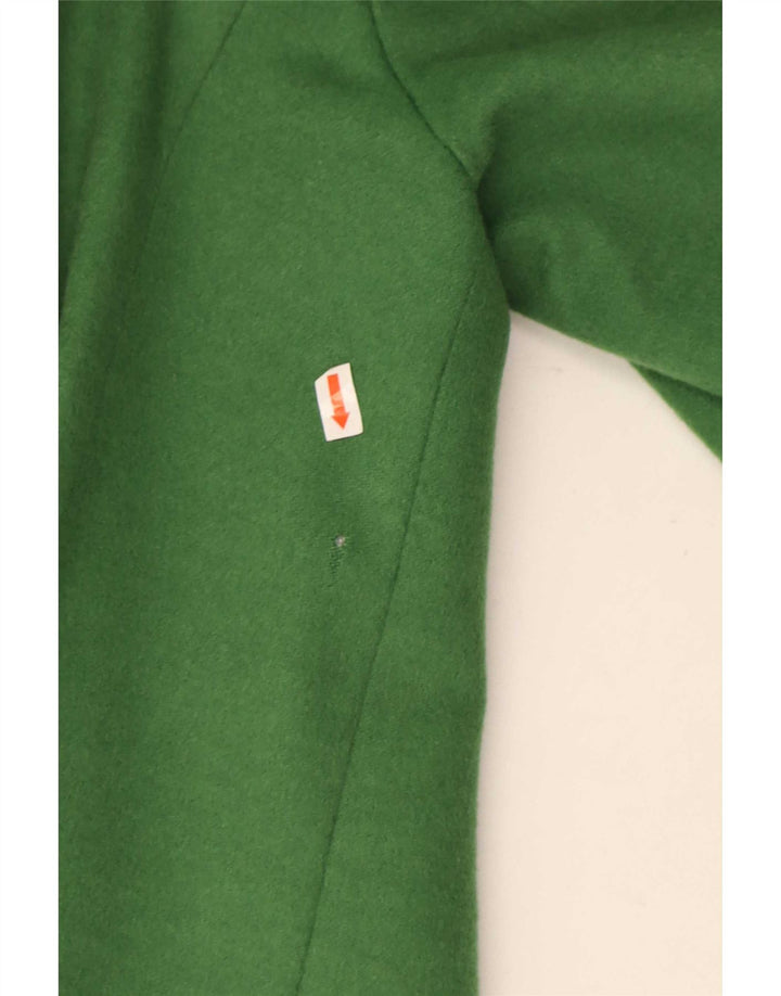 Hucke Damen Zweireihige Blazerjacke UK 18 XL Grüne Wolle
