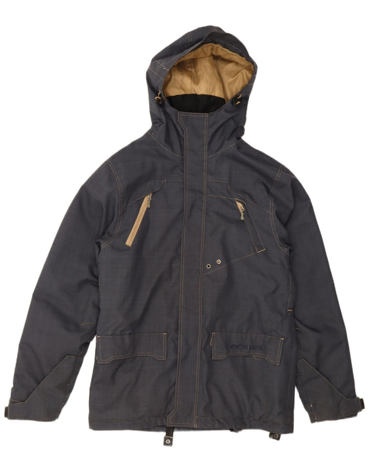 Animal Herren-Windbreakerjacke mit Kapuze, UK 38, mittleres Marineblau, Polyester