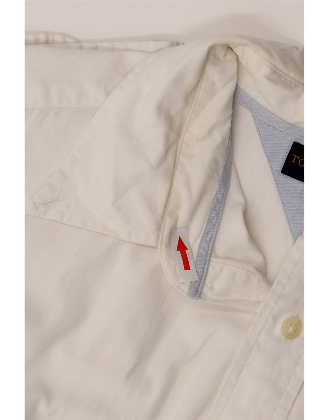Tommy Hilfiger Herrenhemd, groß, weiße Baumwolle