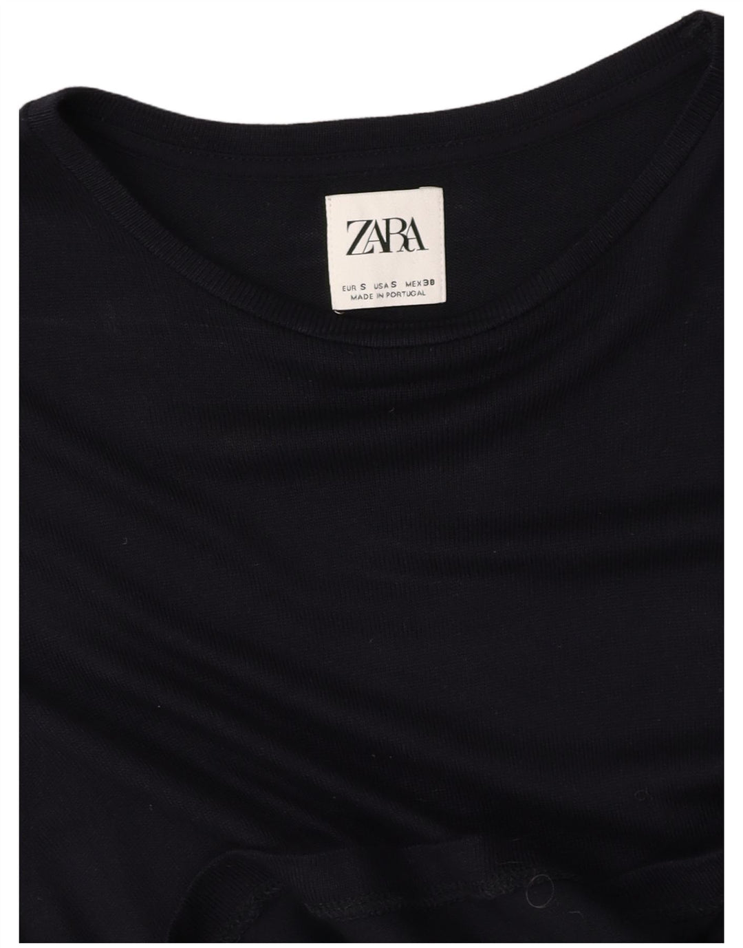 ZARA Herren T-Shirt Top Small Schwarz
