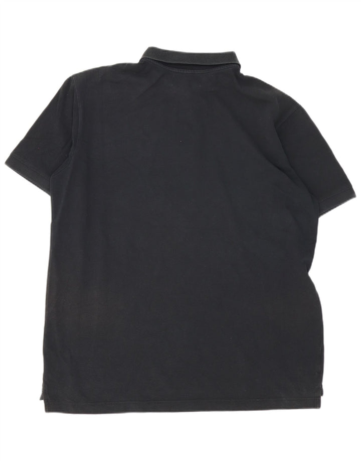 KAPPA Herren Poloshirt XL Schwarz Baumwolle