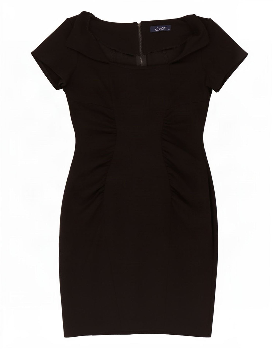 CLOSET Damen Etuikleid UK 14 Medium Schwarz Polyester