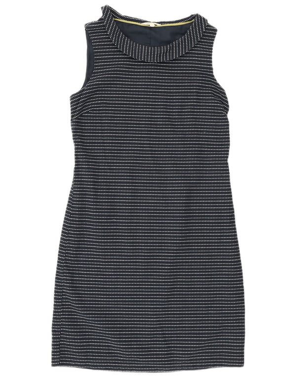 White Stuff Ärmelloses Etuikleid für Damen, Gr. 40, Größe S, Marineblau, gestreift