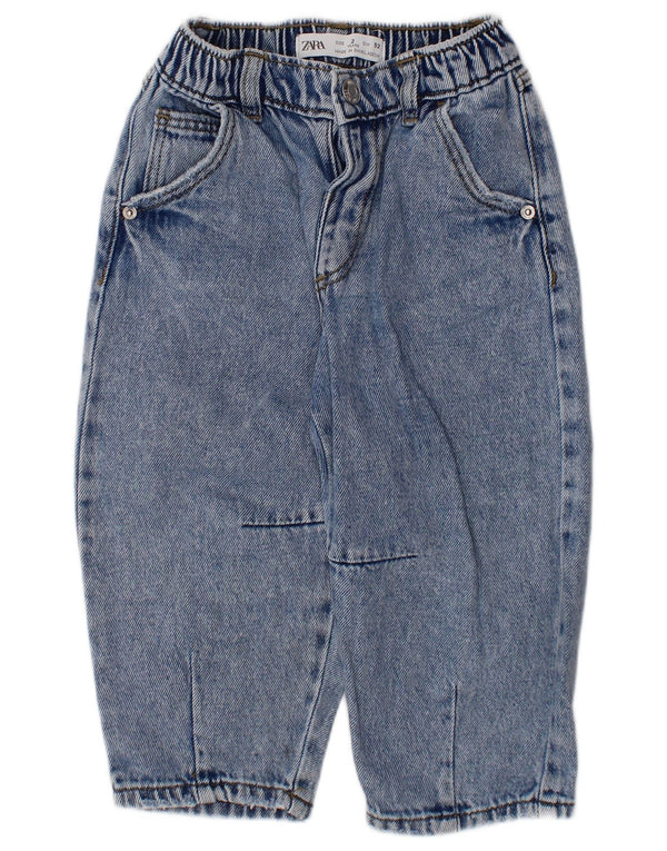 ZARA Baby-Jungen, gerade Jeans, 18–24 Monate, W18, L12, blaue Baumwolle