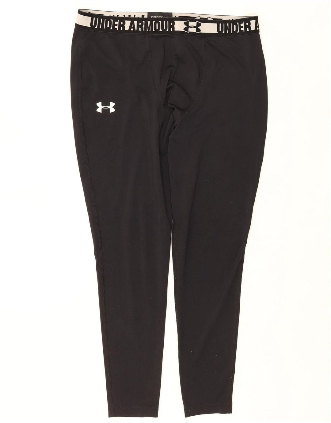 UNDER ARMOUR Damen Heat Gear Graphic Leggings UK 18 XL Schwarz Farbblock