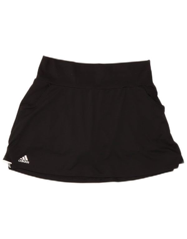 Adidas Damen Aeroready Skort UK 12/14 Medium Schwarz Polyester