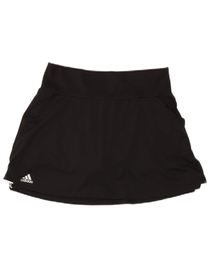 Adidas Damen Aeroready Skort UK 12/14 Medium Schwarz Polyester