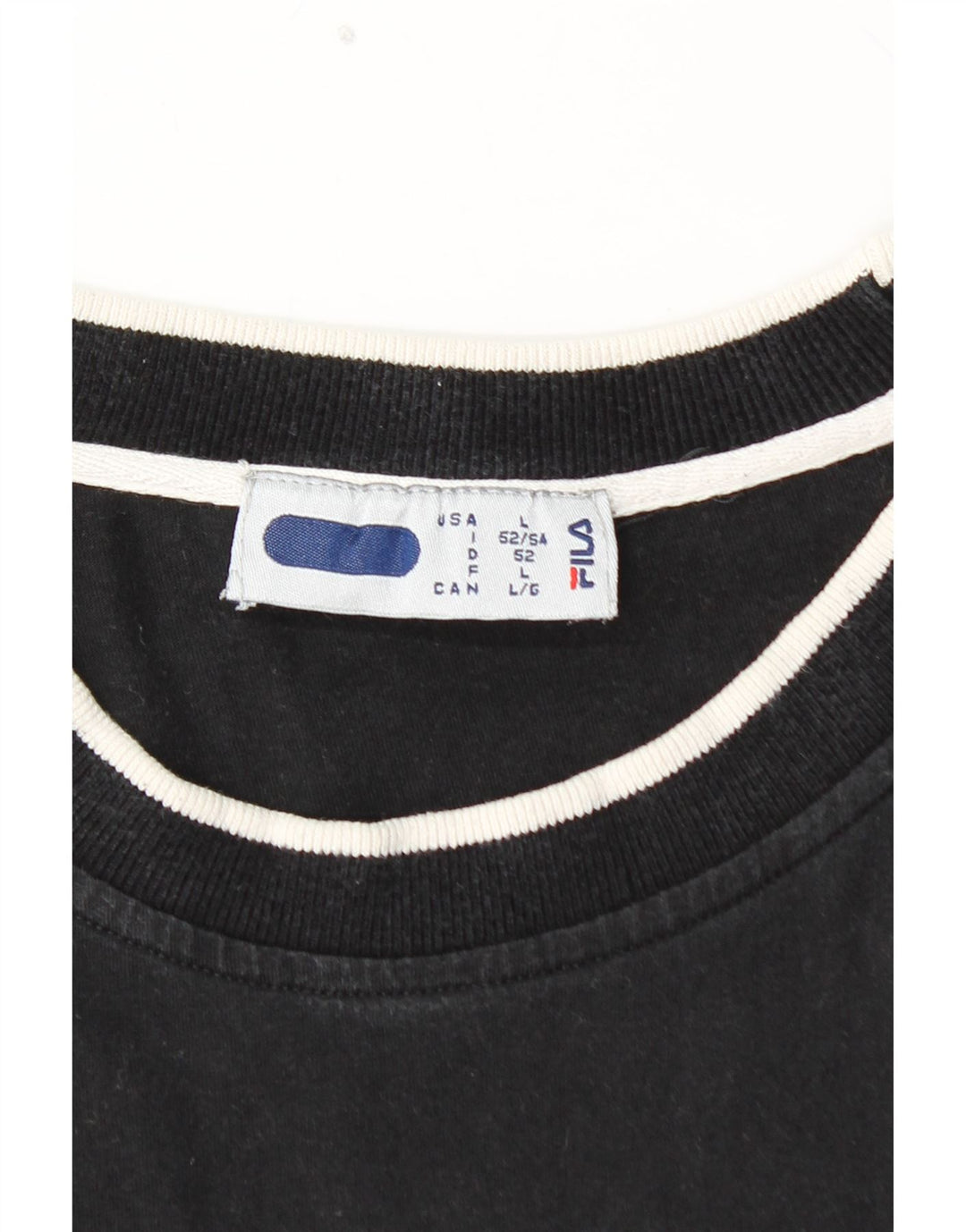 FILA Herren T-Shirt mit Grafik, Größe L, Schwarz