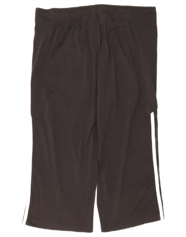 Adidas Damen Capri-Trainingshose, UK 14, Größe L, Schwarz, Polyester