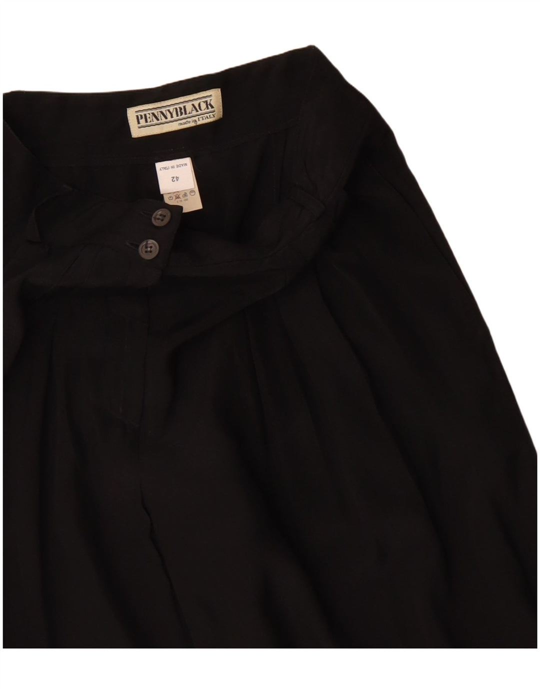 Penny Black Damen Haremshose UK 12 Medium W26 L26 Schwarzes Polyester