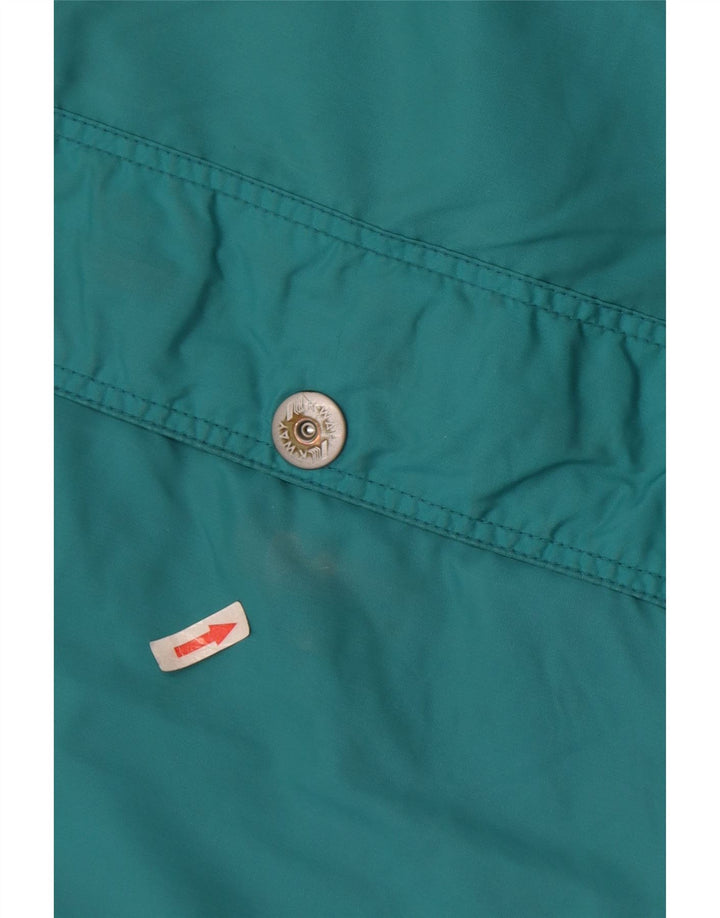 K-Way Herren-Skijacke mit Kapuze, UK 40, Größe L, blau, Colourblock-Polyester