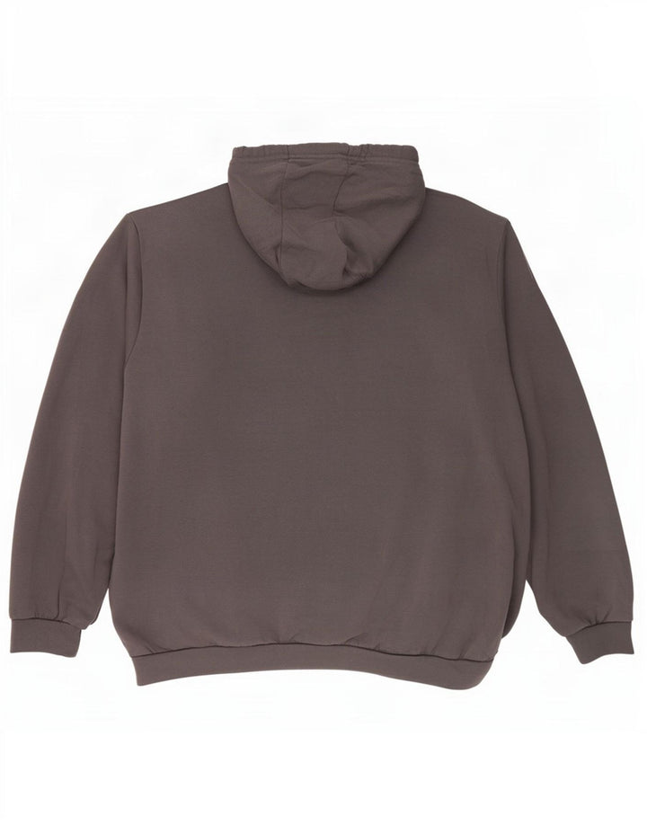 Adidas Herren Kapuzenpullover 2XL Grau Baumwolle