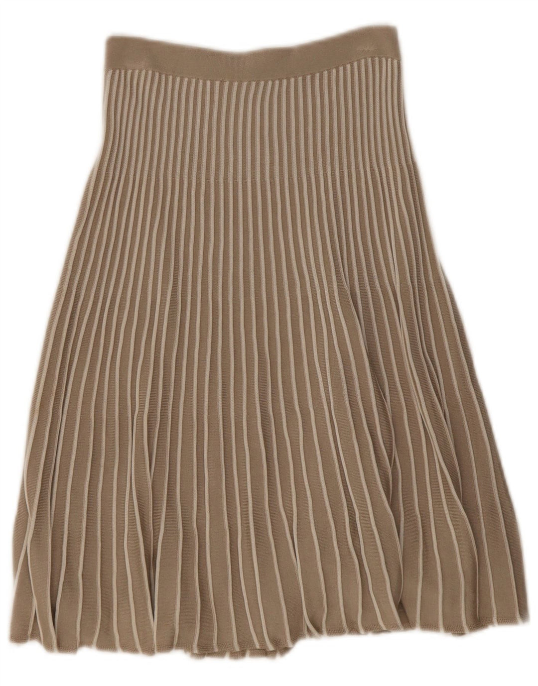Hugo Boss Damen Strickrock W26 Small Beige gestreift