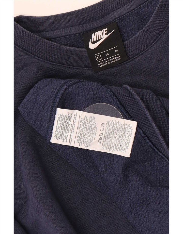 Nike Herren Sweatshirt Pullover XL Marineblau Baumwolle