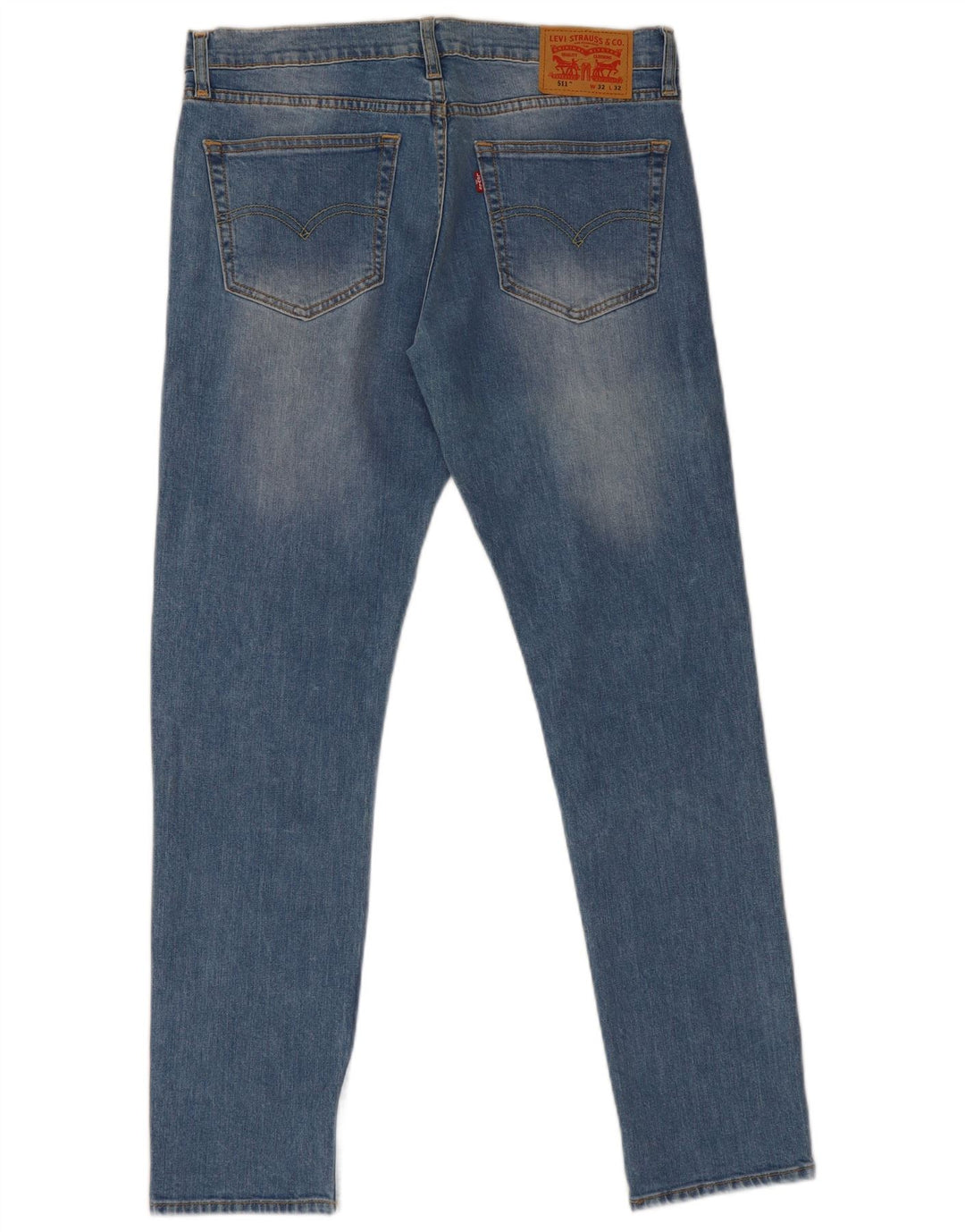 Levi's Herren 511 Slim Jeans W32 L32 Blaue Baumwolle