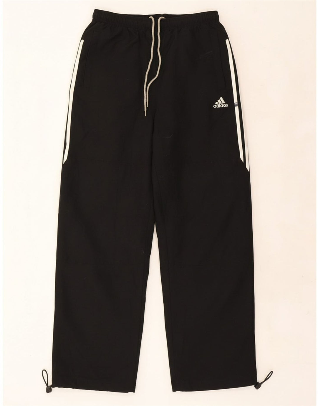 ADIDAS Mens Tracksuit Trousers Large Black Polyester