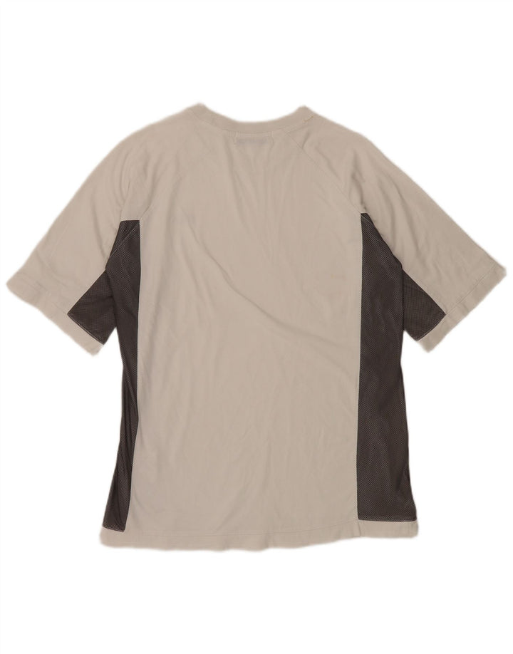 FILA T-Shirt-Oberteil für Jungen, 13–14 Jahre, weiße Colourblock-Baumwolle