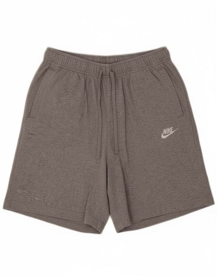 Nike Herren-Sportshorts, Größe S, graue Baumwolle