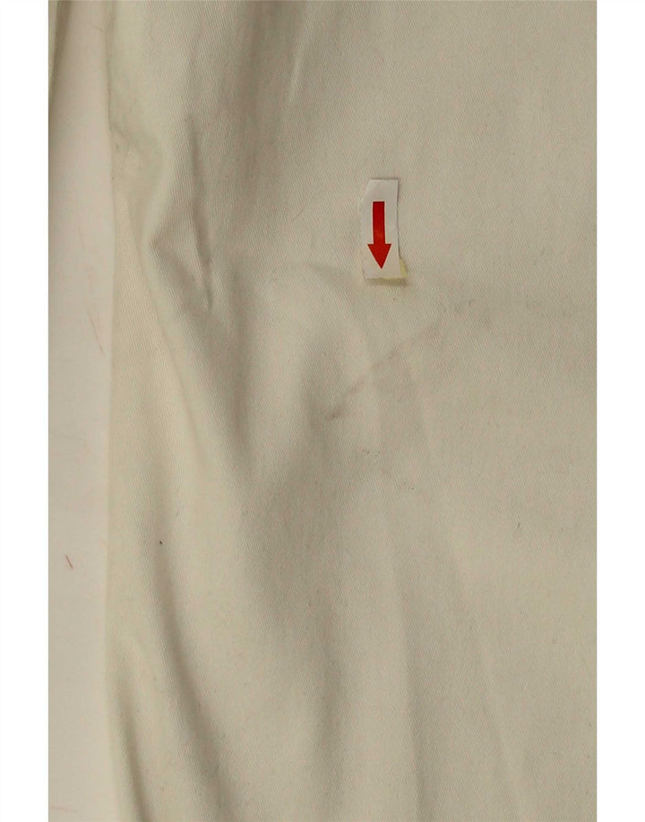 Moschino Damen Slim Jeans W30 L29 Weiße Baumwolle