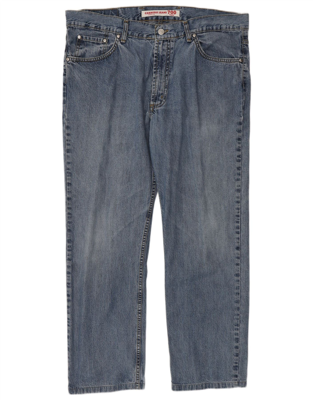 Carrera Herren 700 Regular Straight Jeans W38 L28 Blaue Baumwolle